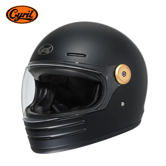 Glass Fiber Full Face Motorcycle Helmet Lightweight Retro Motorcross Motorbike Helmets for Adults DOT Approved Casco Moto